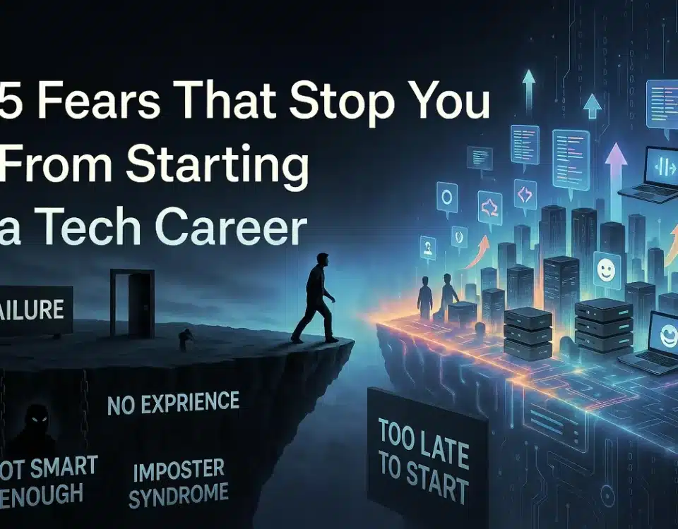 5 Fears That Stop You From Starting a Tech Career