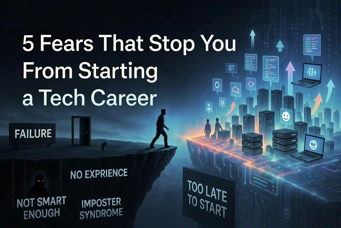 5 Fears That Stop You From Starting a Tech Career